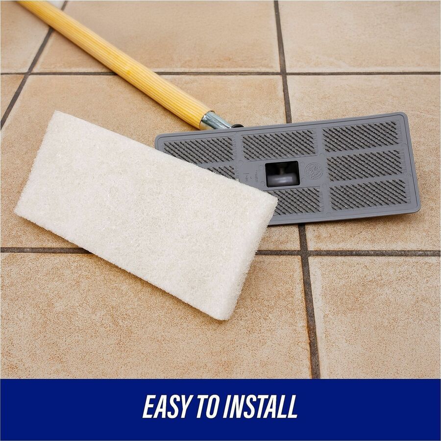 Genuine Joe Cleaning Pad Holder - Gray - 12 / Carton