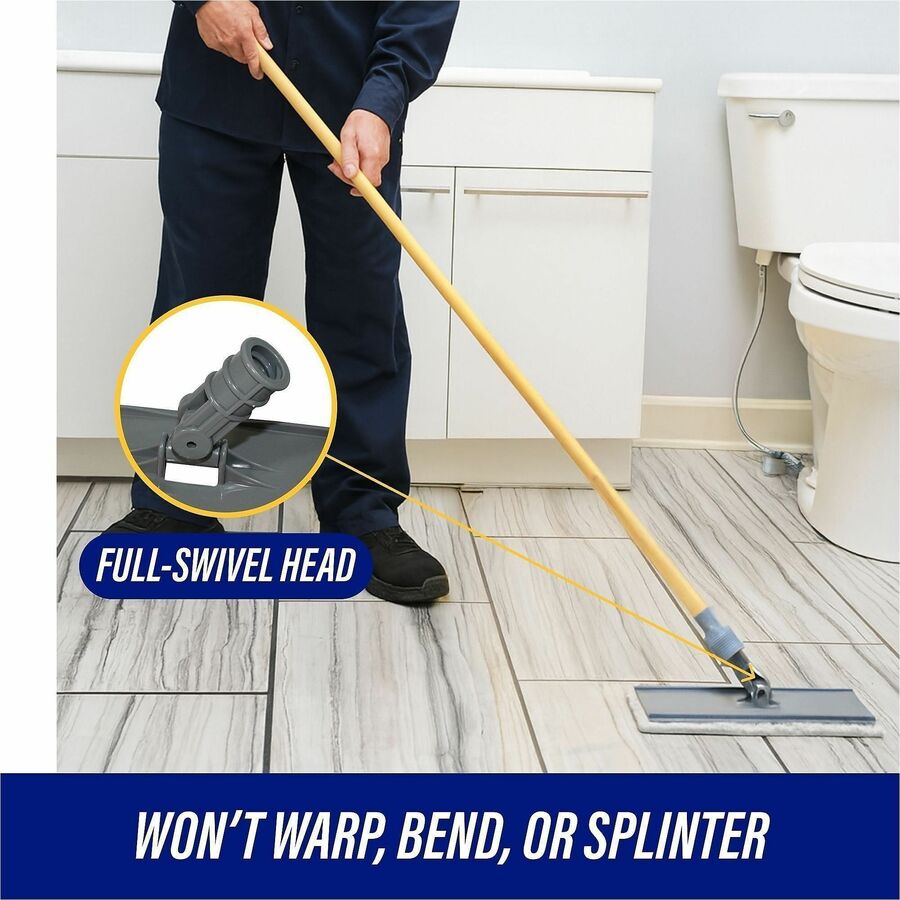 Genuine Joe Cleaning Pad Holder - Gray - 12 / Carton