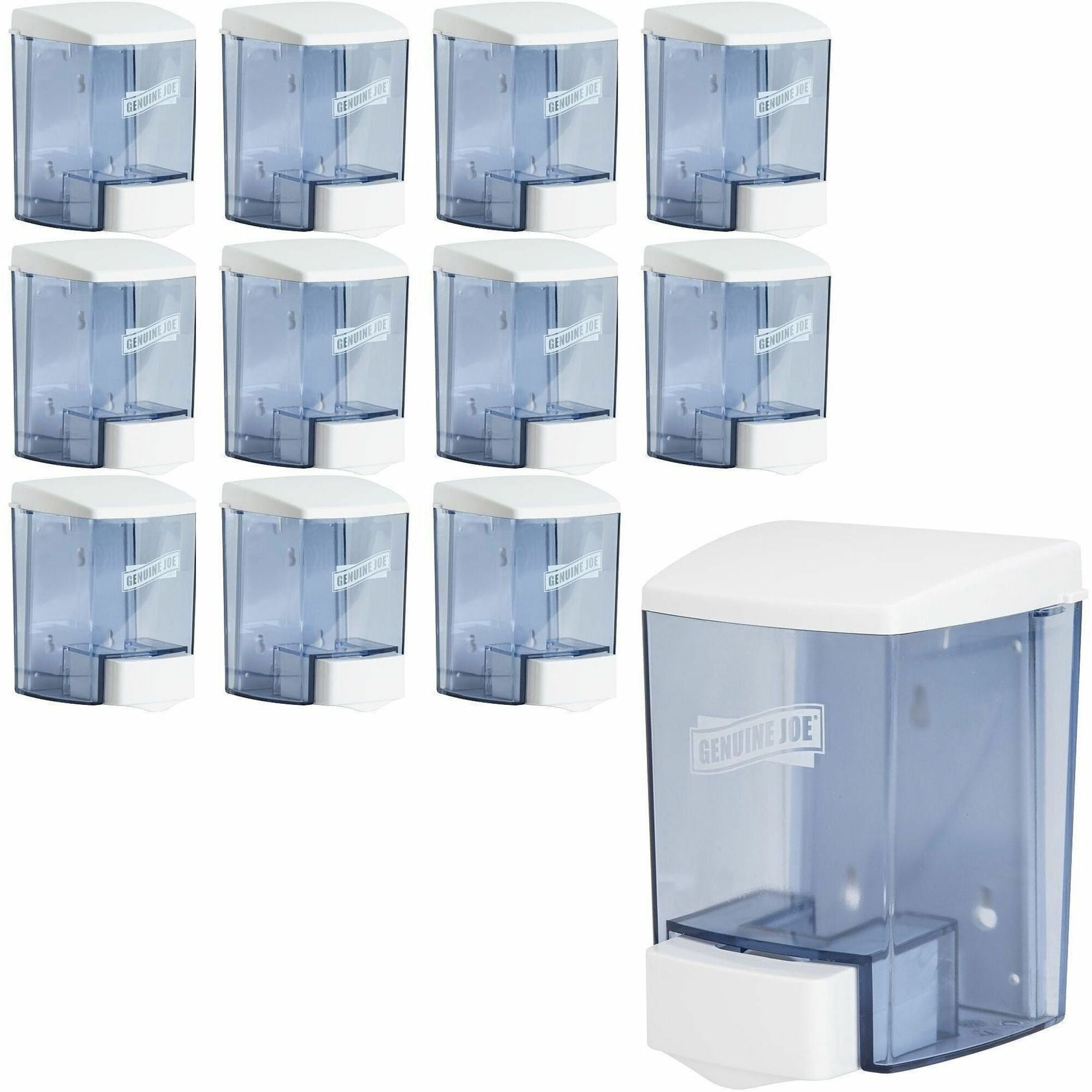 Genuine Joe 30 oz Soap Dispenser - Manual - 30 fl oz Capacity - 12 / Carton