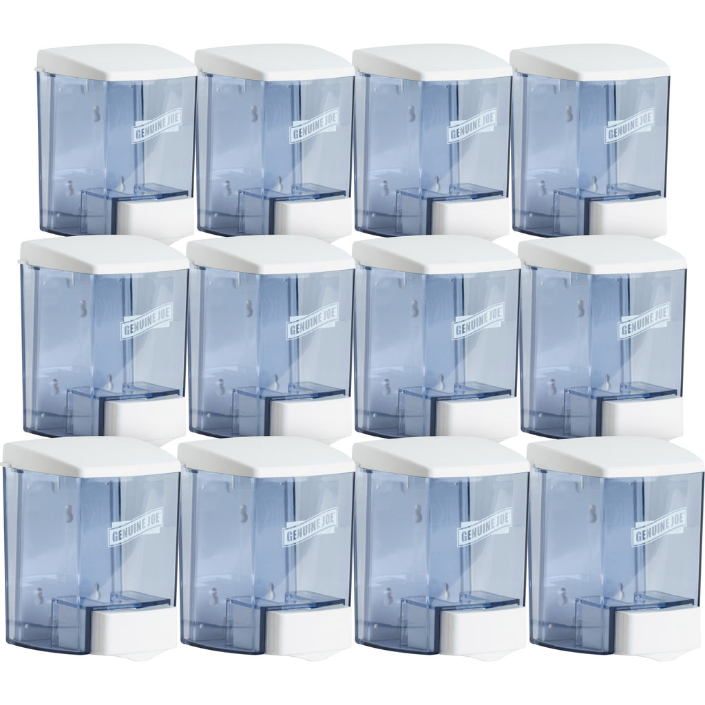 genuine-joe-30-oz-soap-dispenser-manual-30-fl-oz-capacity-12-carton_gjo29425ct - 1