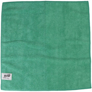 Genuine Joe General Purpose Microfiber Cloth - For General Purpose - 16" Length x 16" Width - 12.0 / Bag - 15 / Carton - Green