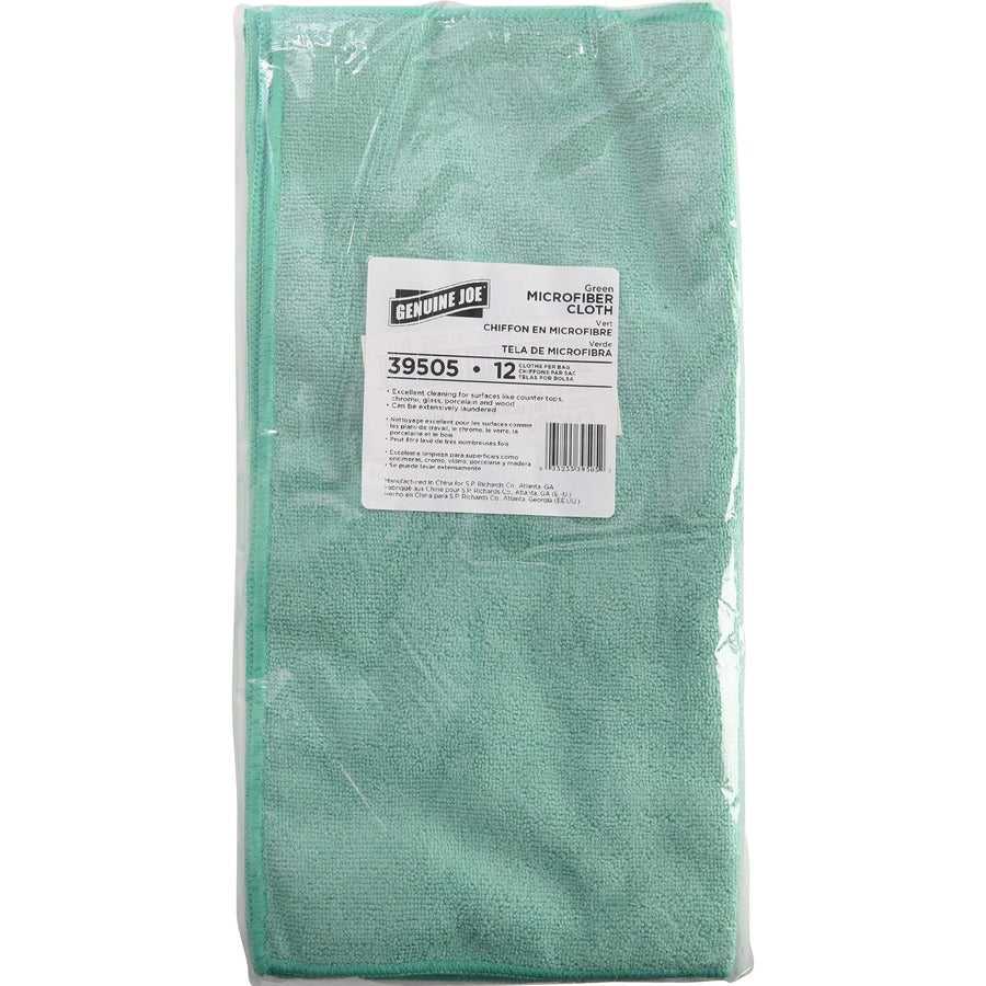 genuine-joe-general-purpose-microfiber-cloth-for-general-purpose-16-length-x-16-width-120-bag-15-carton-green_gjo39505ct - 4