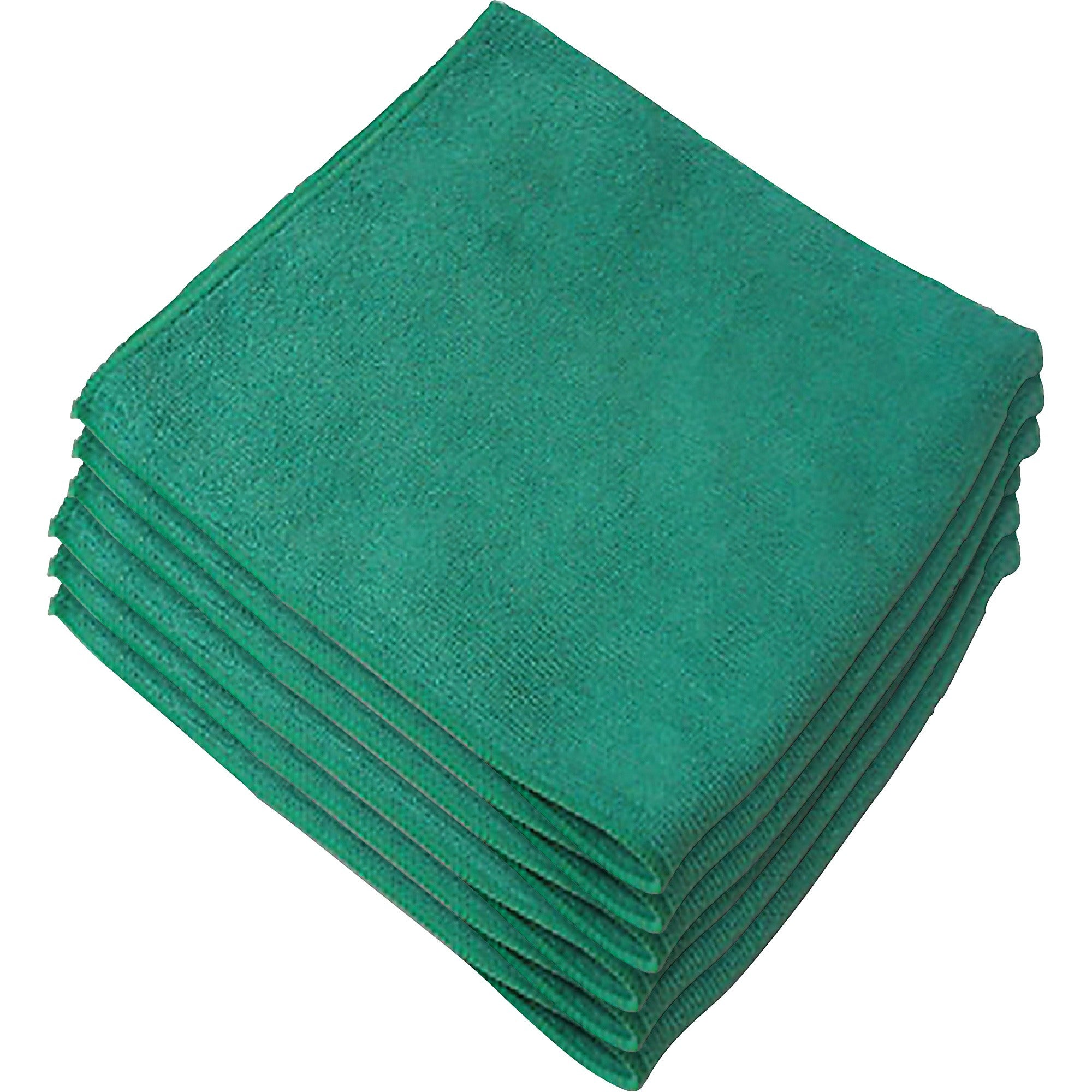 genuine-joe-general-purpose-microfiber-cloth-for-general-purpose-16-length-x-16-width-120-bag-15-carton-green_gjo39505ct - 1