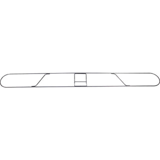 Genuine Joe Clip-on Long Dust Mop Frame - Rust Resistant, Clip, Galvanized - Metallic - 12 / Carton