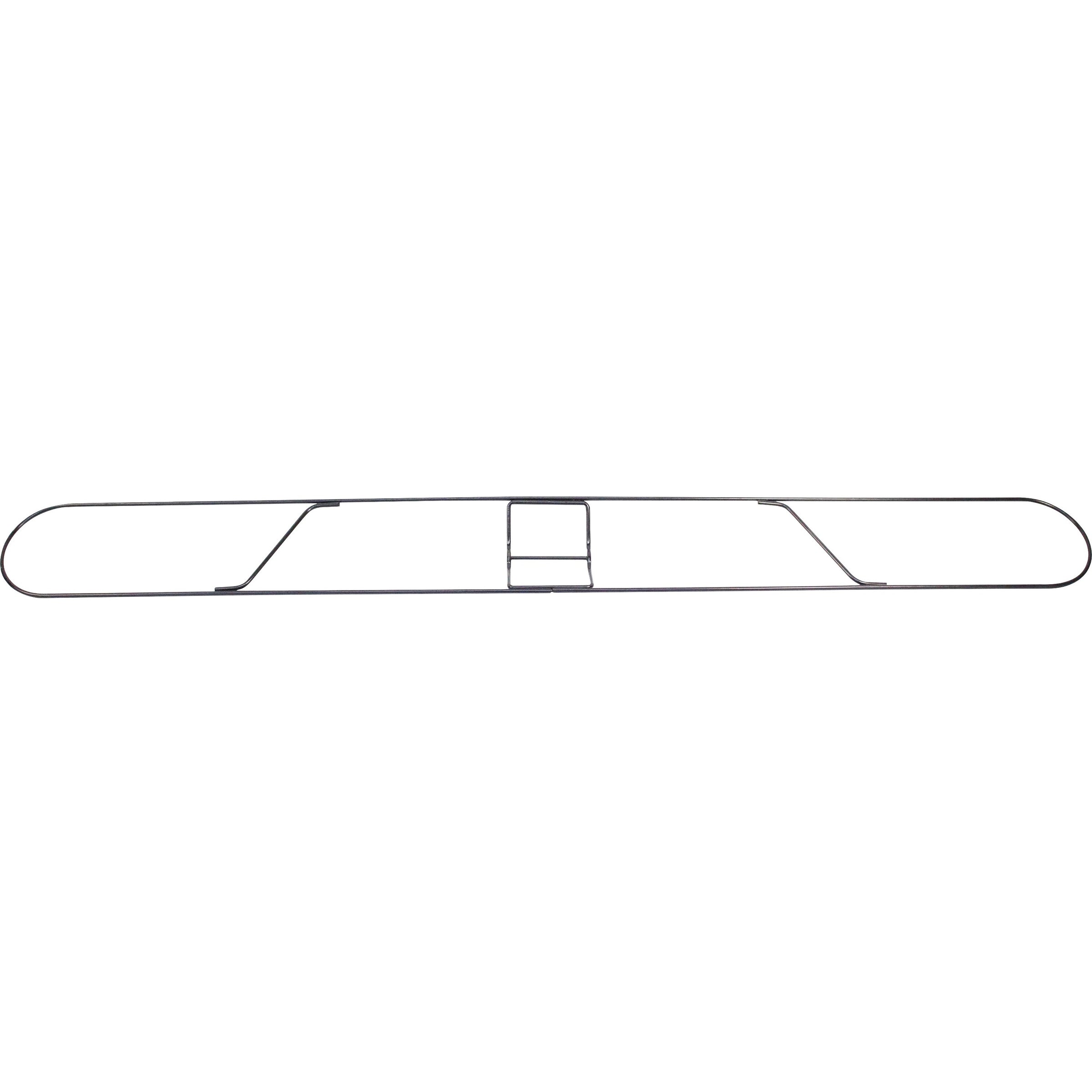 genuine-joe-clip-on-long-dust-mop-frame-rust-resistant-clip-galvanized-metallic-12-carton_gjo48266ct - 2