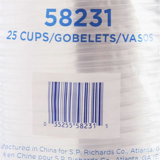 Genuine Joe 12 oz Clear Plastic Cups - 25 / Pack - 20 / Carton - Clear - Plastic - Cold Drink, Beverage