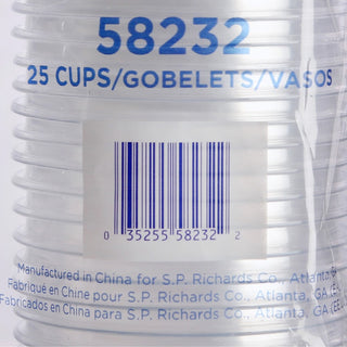 Genuine Joe 10 oz Clear Plastic Cups - 25 / Pack - 20 / Carton - Clear - Plastic - Cold Drink, Beverage