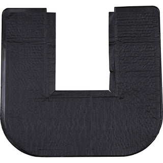 Genuine Joe Deodorizing Commode Mat - Restroom - Black - 6 / Carton