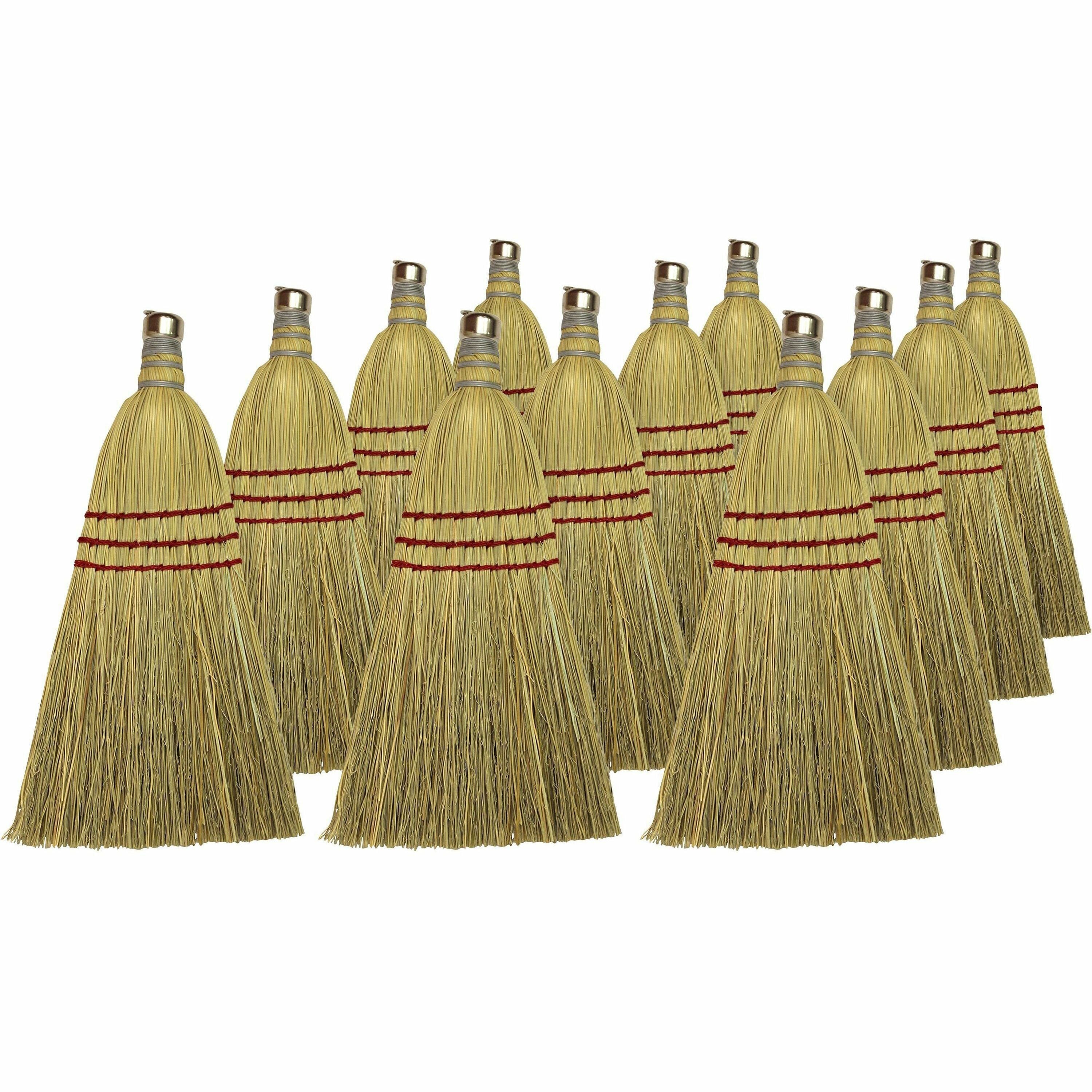 genuine-joe-whisk-broom-12-carton-natural_gjo80161ct - 1