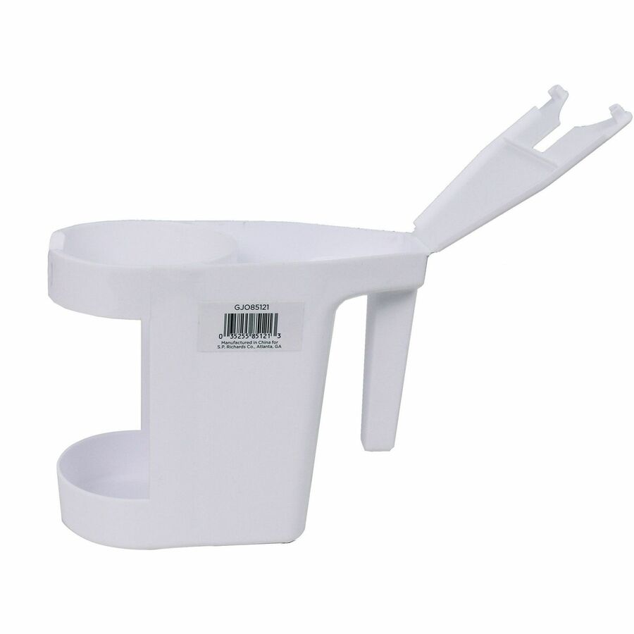 Genuine Joe Toilet Bowl Mop Caddy - 12 / Carton - White