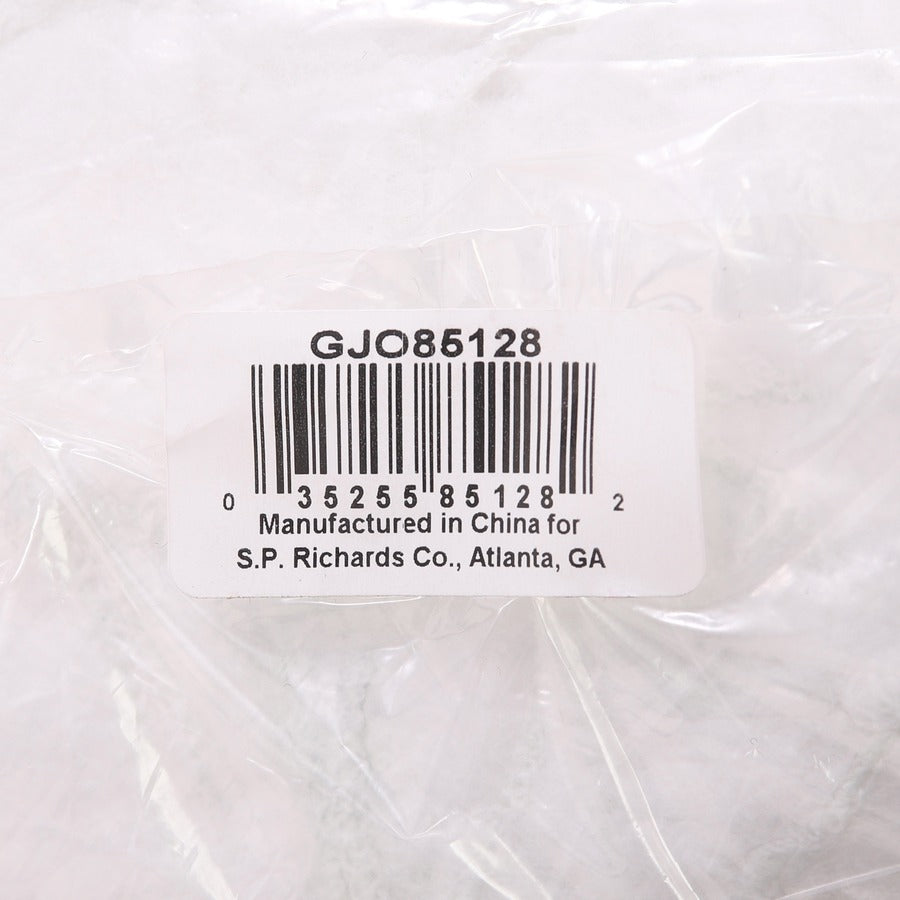 Genuine Joe Beard Cap - Recommended for: Laboratory, Food Processing - White - Breathable, Comfortable - 10 / Carton