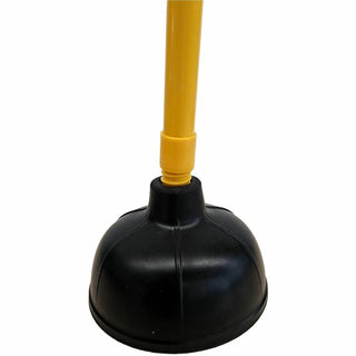 Genuine Joe Value Plus Plunger - 5.75" Cup Diameter - 23" Length - Yellow - Drain, Toilet, Pipe