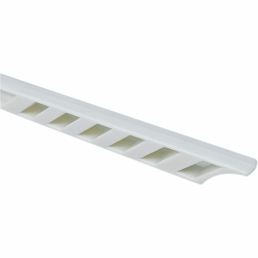 Genuine Joe Toilet Bowl Mop - 4.50" Head - 12" Plastic Handle - Durable, Scrubber Strip, Acid Resistant - 25 / Carton - White