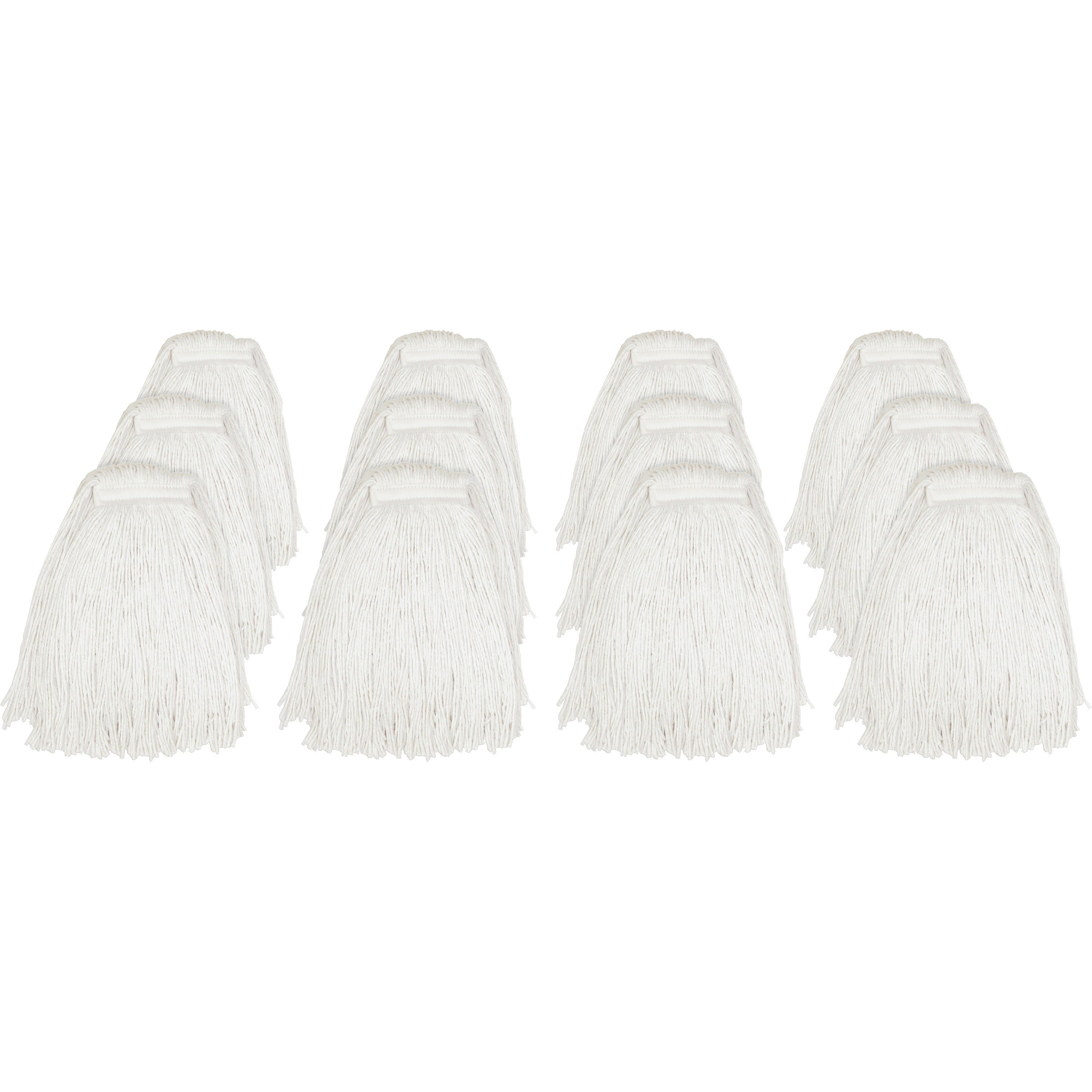 Genuine Joe Cut End Mophead - Rayon - 12 / Carton
