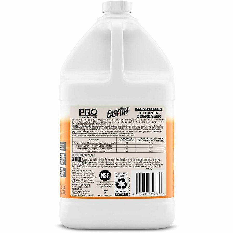 Heavy Duty Cleaner Degreaser Concentrate, 1 gal Bottle, 2/Carton