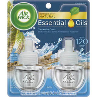 air-wick-scented-oil-warmer-refill-oil-07-fl-oz-0-quart-turquoise-oasis-60-day-6-carton-long-lasting_rac91109ct - 2