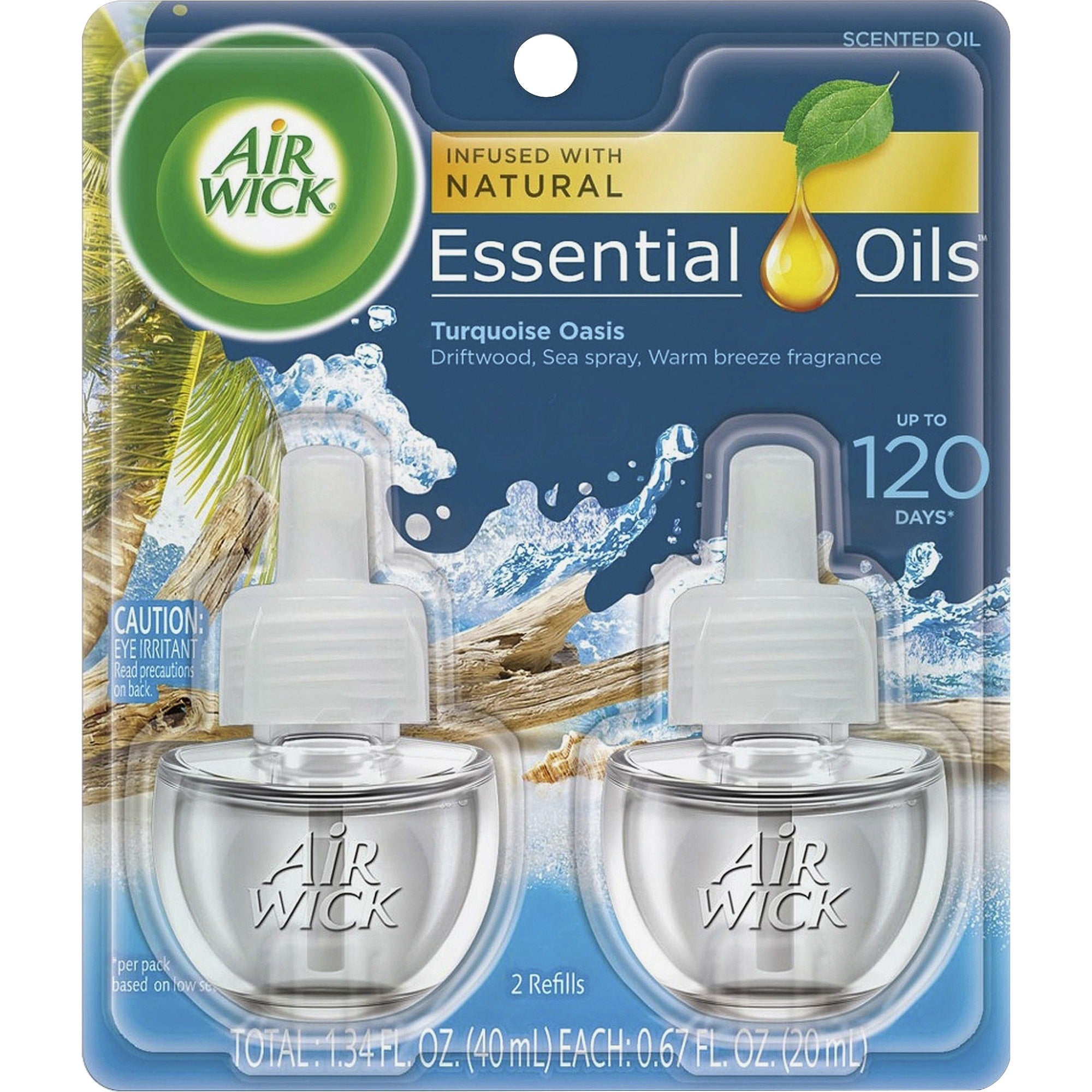 air-wick-scented-oil-warmer-refill-oil-07-fl-oz-0-quart-turquoise-oasis-60-day-6-carton-long-lasting_rac91109ct - 2