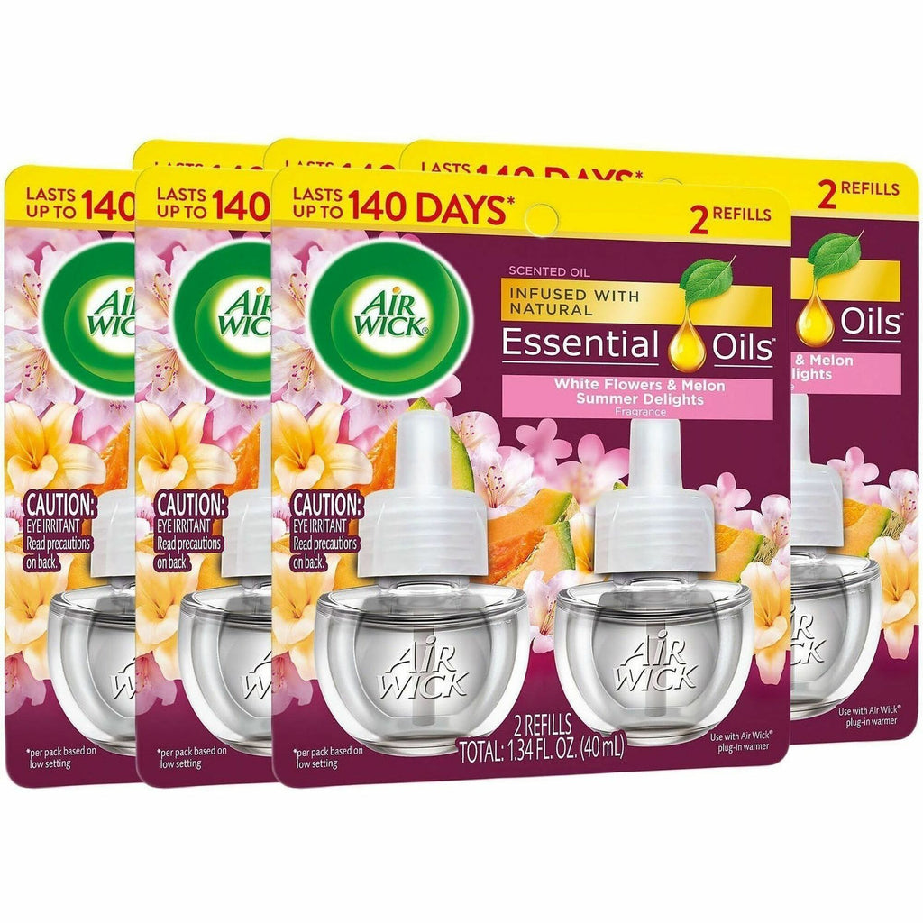 Air Wick Scented Oil Warmer Refill - Oil - 0.7 fl oz (0 quart) - Summer Delights - 60 Day - 6 / Carton - Long Lasting