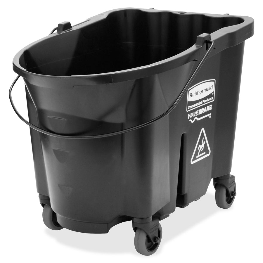 Executive WaveBrake Down-Press Mop Bucket, Black, 35 Quart, Sold as 1 Each - 3