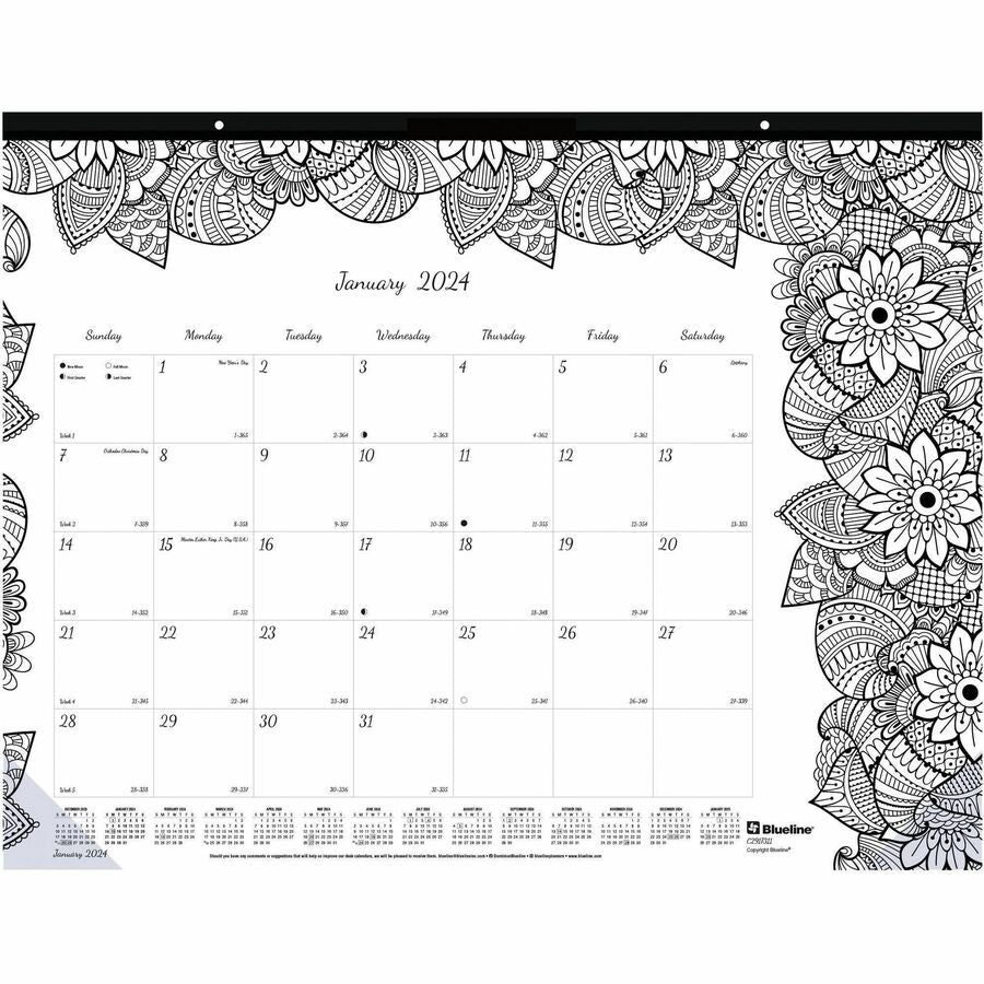 blueline-doodleplan-desk-pad-botanica-julian-monthly-january-2022-till-december-2022-1-month-single-page-layout-desk-pad-white-chipboard-eyelet-tear-off-compact-reinforced-22-x-17_redc2917311 - 6