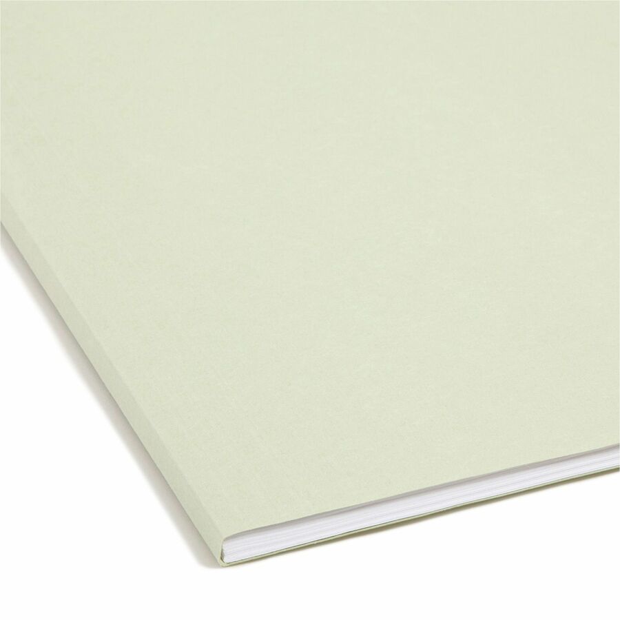 smead-fastab-1-3-tab-cut-letter-recycled-fastener-folder-8-1-2-x-11-2-fasteners-top-tab-location-assorted-position-tab-position-moss-10%-recycled-18-box_smd65120 - 4