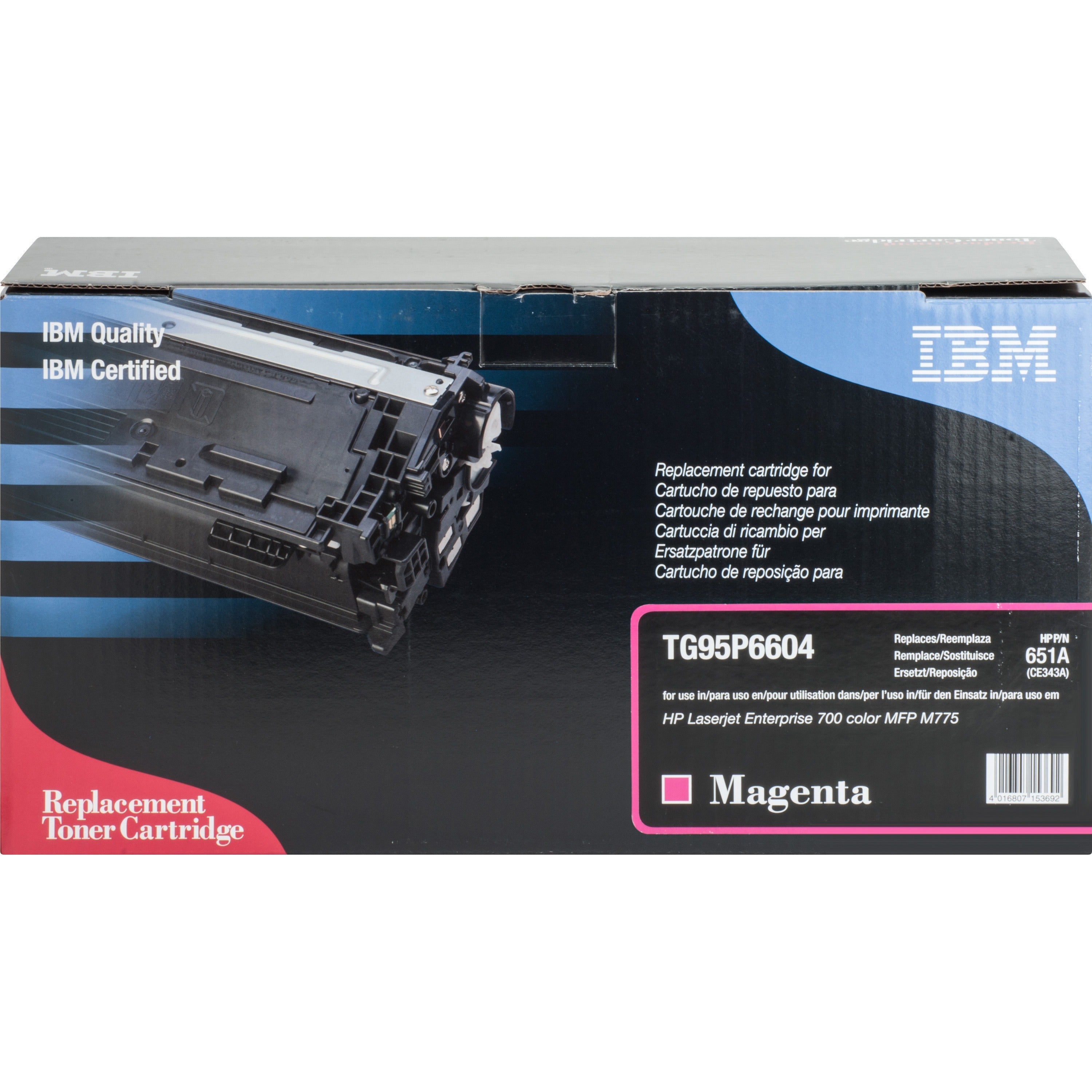 ibm-remanufactured-toner-cartridge-alternative-for-hp-651a-ce343a-laser-16000-pages-magenta-1-each_ibmtg95p6604 - 1