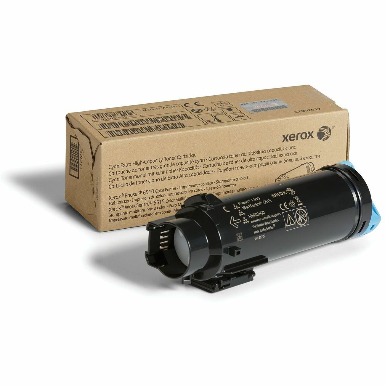 106R03690 Extra High-Yield Toner, 4,300 Page-Yield, Cyan