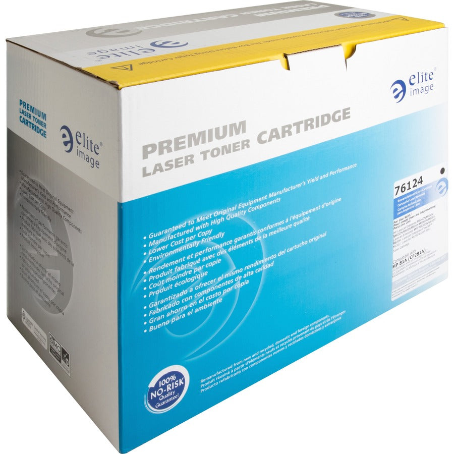 Elite Image Remanufactured Toner Cartridge - Alternative for HP 81A - Laser - 10000 Pages - Black - 1 Each