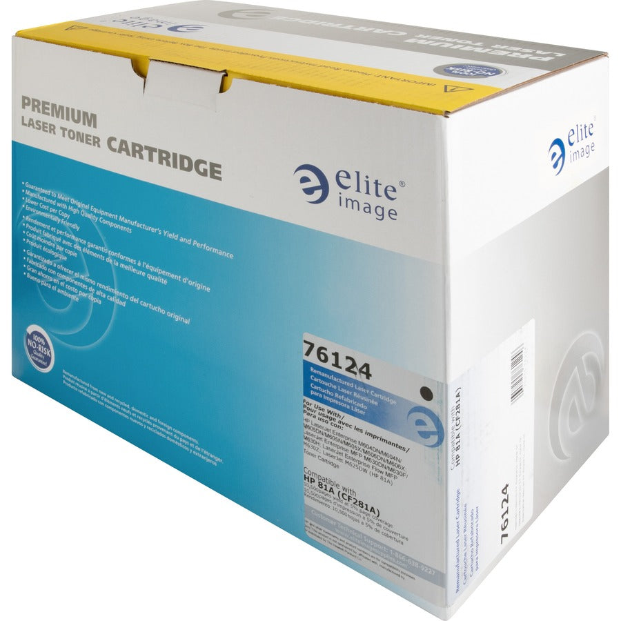 Elite Image Remanufactured Toner Cartridge - Alternative for HP 81A - Laser - 10000 Pages - Black - 1 Each