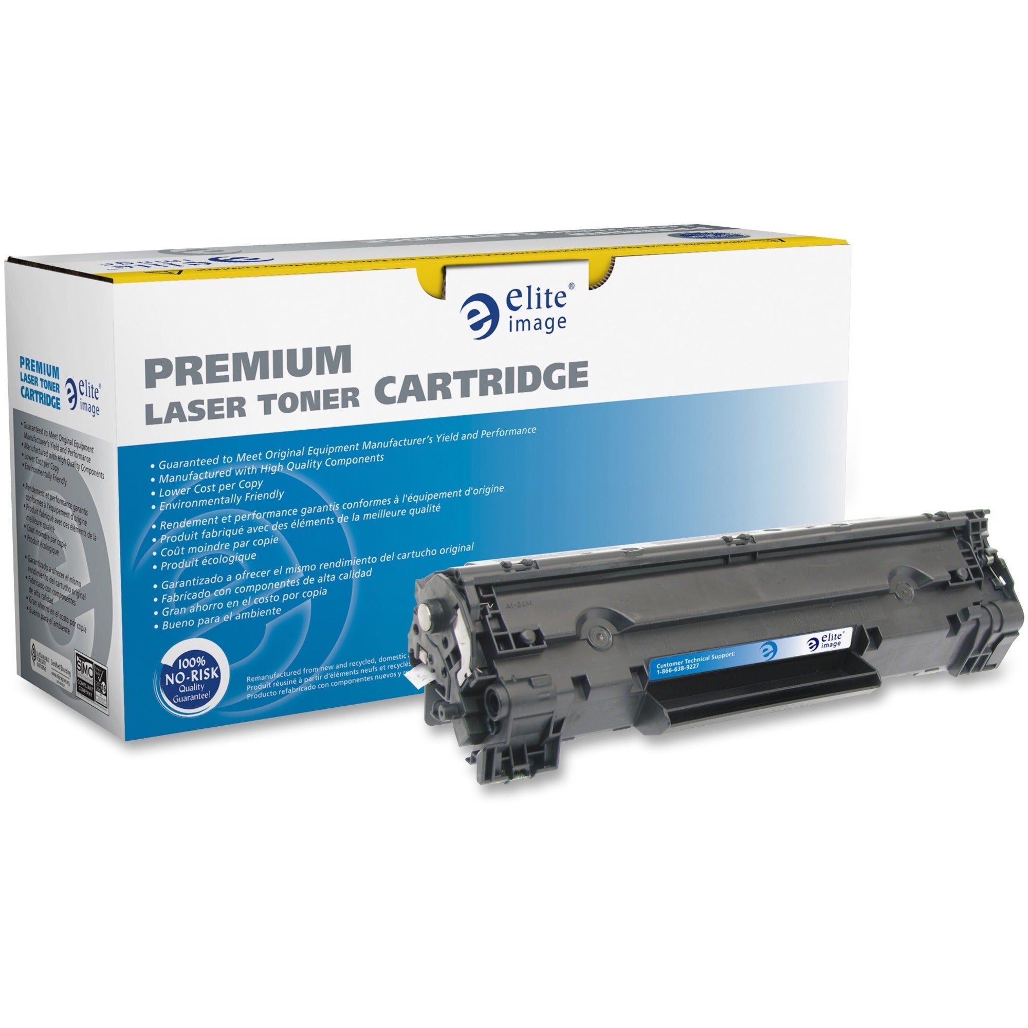 Elite Image Remanufactured Toner Cartridge - Alternative for HP 825A - Laser - 19500 Pages - Black - 1 Each