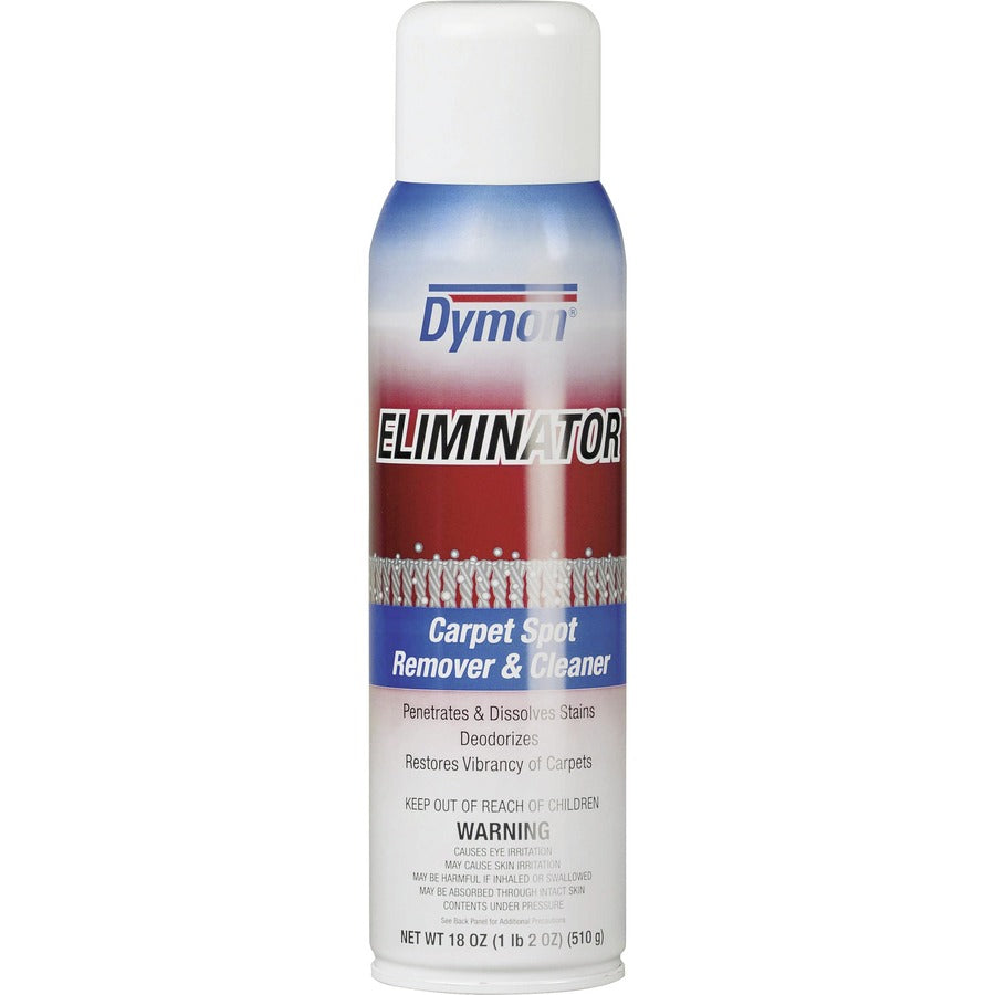 dymon-eliminator-carpet-spot-remover-cleaner-18-oz-112-lb-12-carton-water-based-deodorize-textured-white_itw10620ct - 2