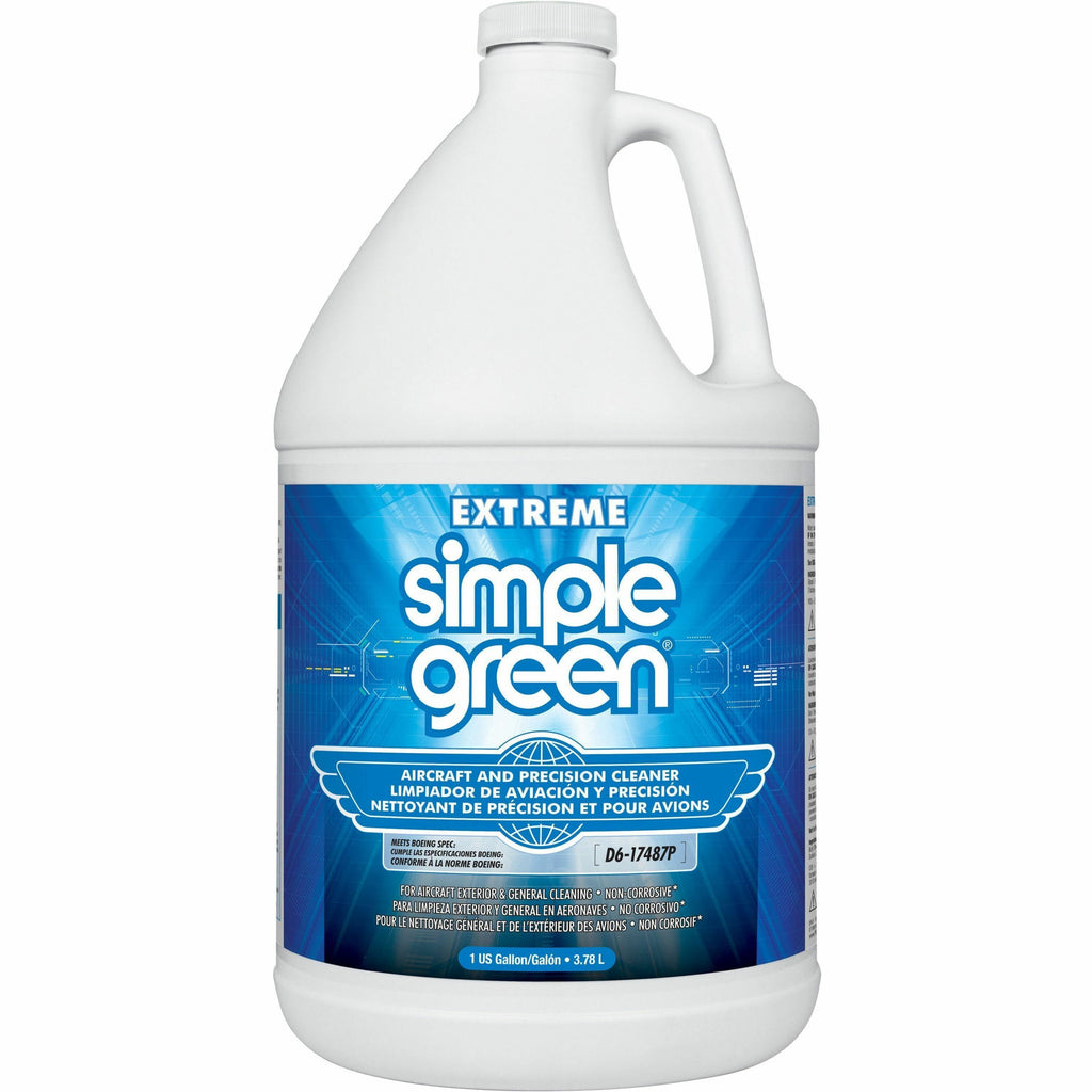 Simple Green Extreme Aircraft/Precision Cleaner - 1 gal - Unscented - 4 / Carton - Clear