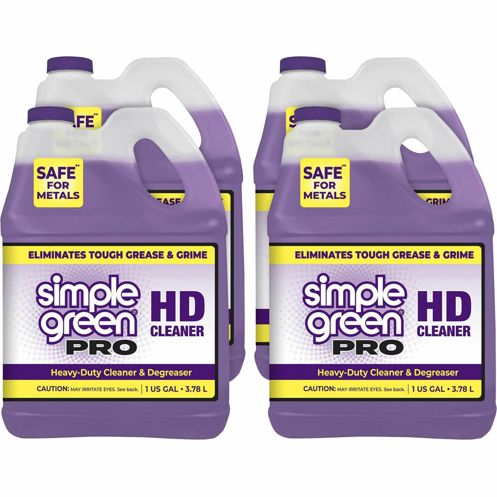 Simple Green Pro HD All-In-One Heavy-Duty Cleaner - Concentrate - 128 fl oz (4 quart) - 4 / Carton - Heavy Duty, Non-corrosive, Deodorize, Fragrance-free, Chlorine-free, Phosphate-free - Clear
