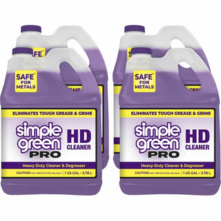 Simple Green Pro HD All-In-One Heavy-Duty Cleaner - Concentrate - 128 fl oz (4 quart) - 4 / Carton - Heavy Duty, Non-corrosive, Deodorize, Fragrance-free, Chlorine-free, Phosphate-free - Clear