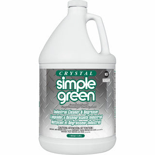 Simple Green Crystal Industrial Cleaner/Degreaser - Concentrate - 128 fl oz (4 quart)Bottle - 6 / Carton - Fragrance-free, Phosphate-free, Non-toxic, Soft, Non-abrasive, Non-flammable, Butyl-free, Unscented, Dye-free - Clear