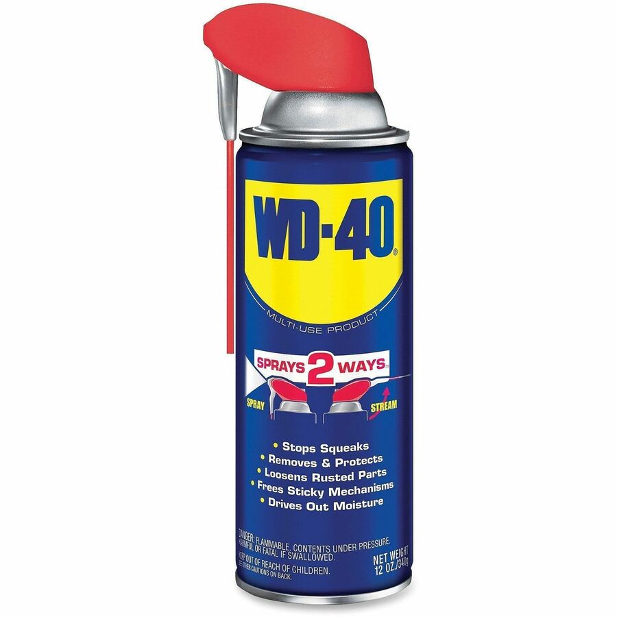 WD-40 Multi-use Product Lubricant - 12 fl oz - Corrosion Resistant, Rust Resistant - 12 / Carton