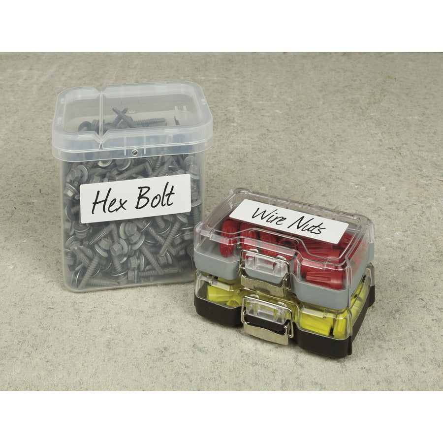 Durable Permanent Multi-Surface ID Labels, Inkjet/Laser Printers, 1.25 x 3.5, White, 4/Sheet, 10 Sheets/Pack