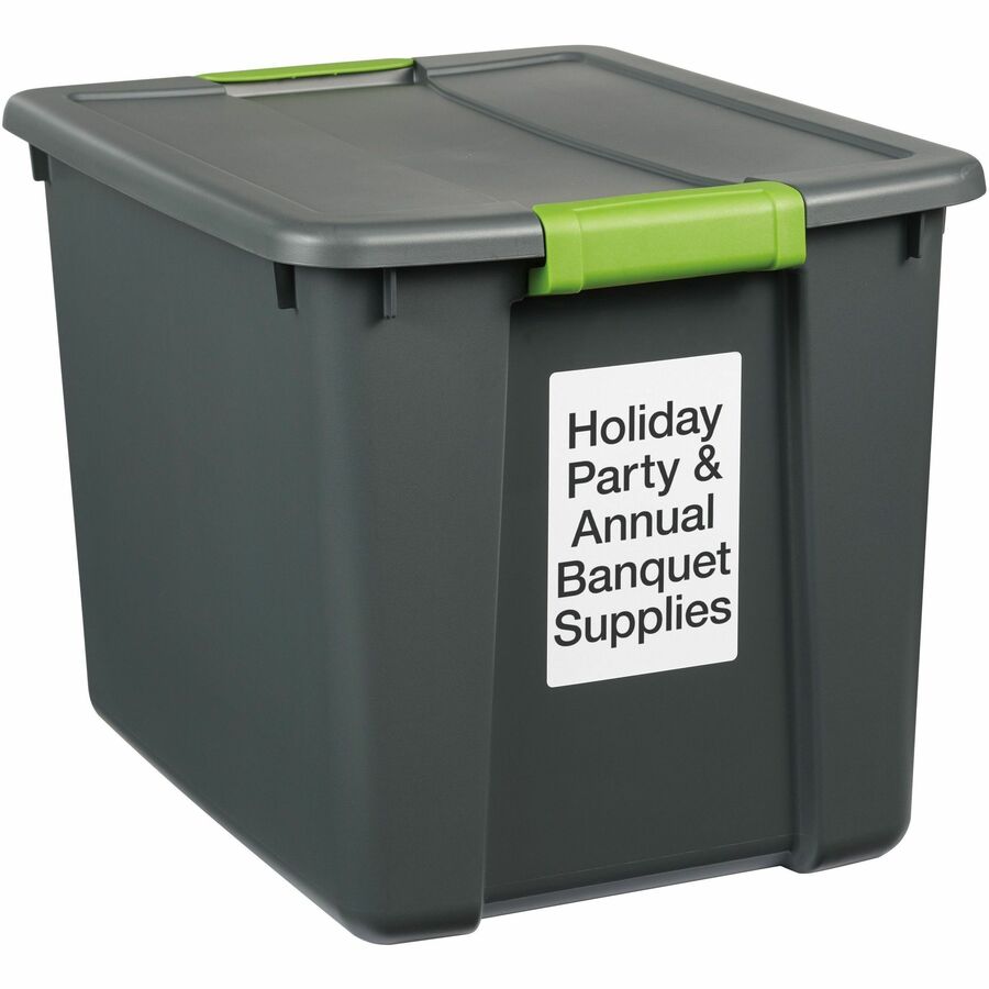 Durable Permanent ID Labels with TrueBlock Technology, Laser Printers, 3.5 x 5, White, 4/Sheet, 50 Sheets/Pack