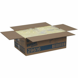 Brawny Professional Disposable Dusting Cloths - 24" Length x 17" Width - 50 / Pack - 4 / Carton - Moisture Resistant, Soft, Strong - Yellow