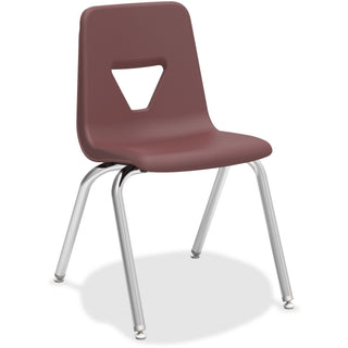 lorell-18-seat-height-student-stack-chairs-four-legged-base-burgundy-polypropylene-4-carton_llr99892 - 1
