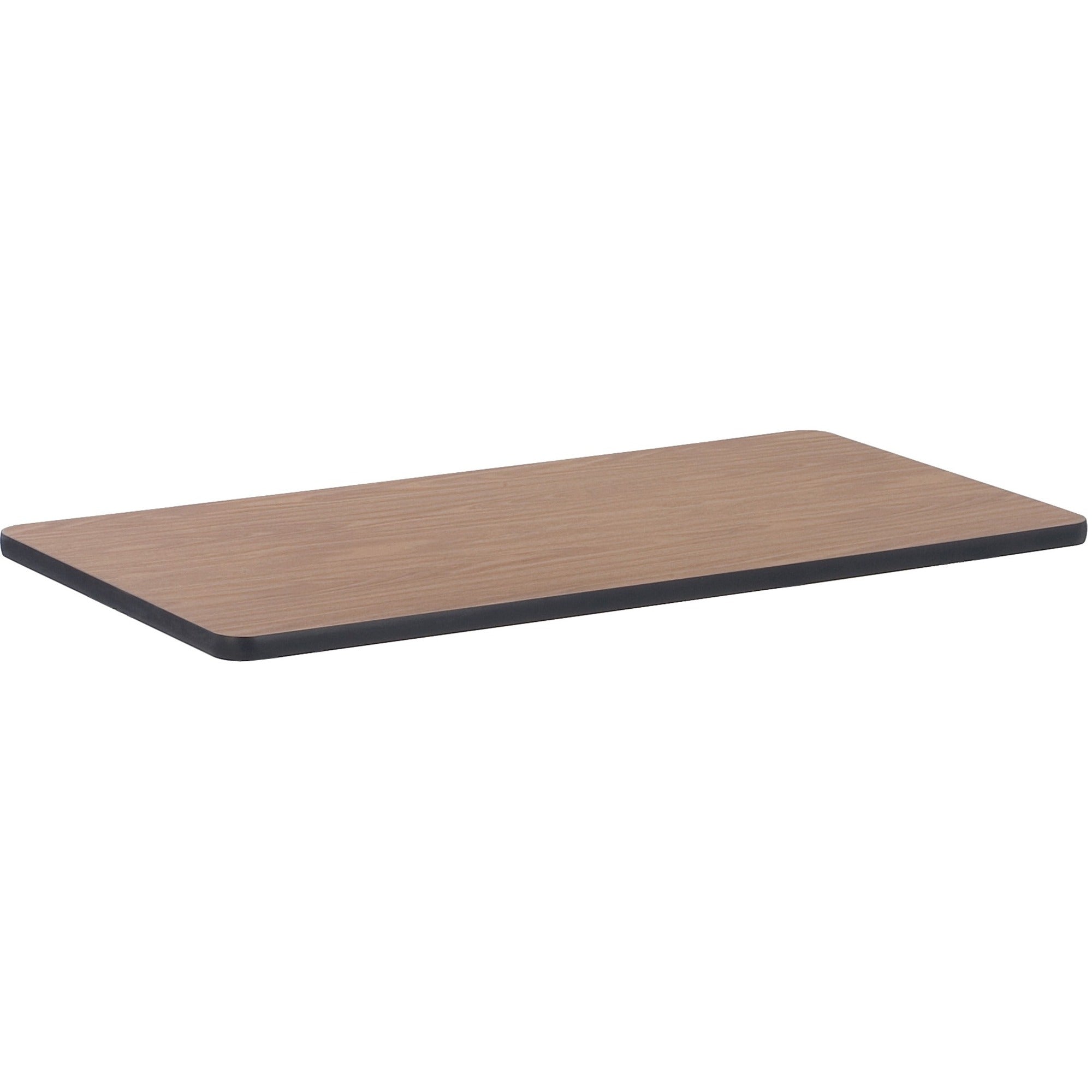 lorell-classroom-activity-tabletop-for-table-tophigh-pressure-laminate-hpl-rectangle-medium-oak-top-x-24-table-top-width-x-48-table-top-depth-x-113-table-top-thickness-assembly-required-1-each_llr99894 - 1