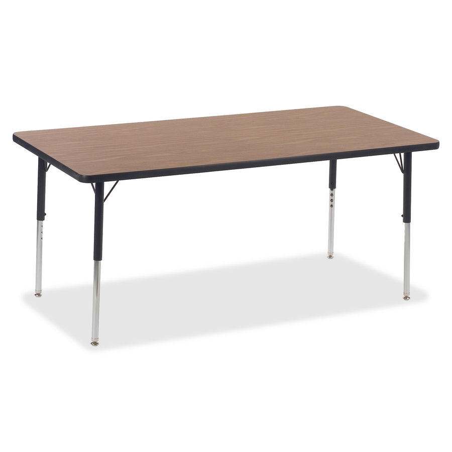 lorell-classroom-activity-tabletop-for-table-tophigh-pressure-laminate-hpl-rectangle-medium-oak-top-x-30-table-top-width-x-60-table-top-depth-x-113-table-top-thickness-assembly-required-1-each_llr99895 - 3