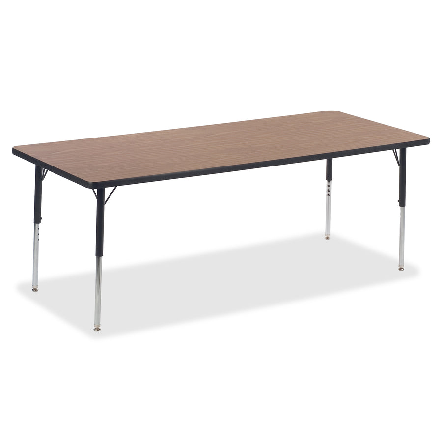 lorell-classroom-activity-tabletop-for-table-tophigh-pressure-laminate-hpl-rectangle-medium-oak-top-x-30-table-top-width-x-72-table-top-depth-x-113-table-top-thickness-assembly-required-1-each_llr99896 - 2