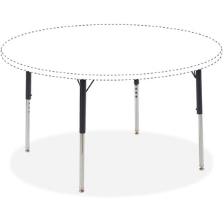 lorell-activity-table-height-adjustable-leg-kit-22-to-30h-30-length-x-11-diameter-black-chrome_llr99899 - 1