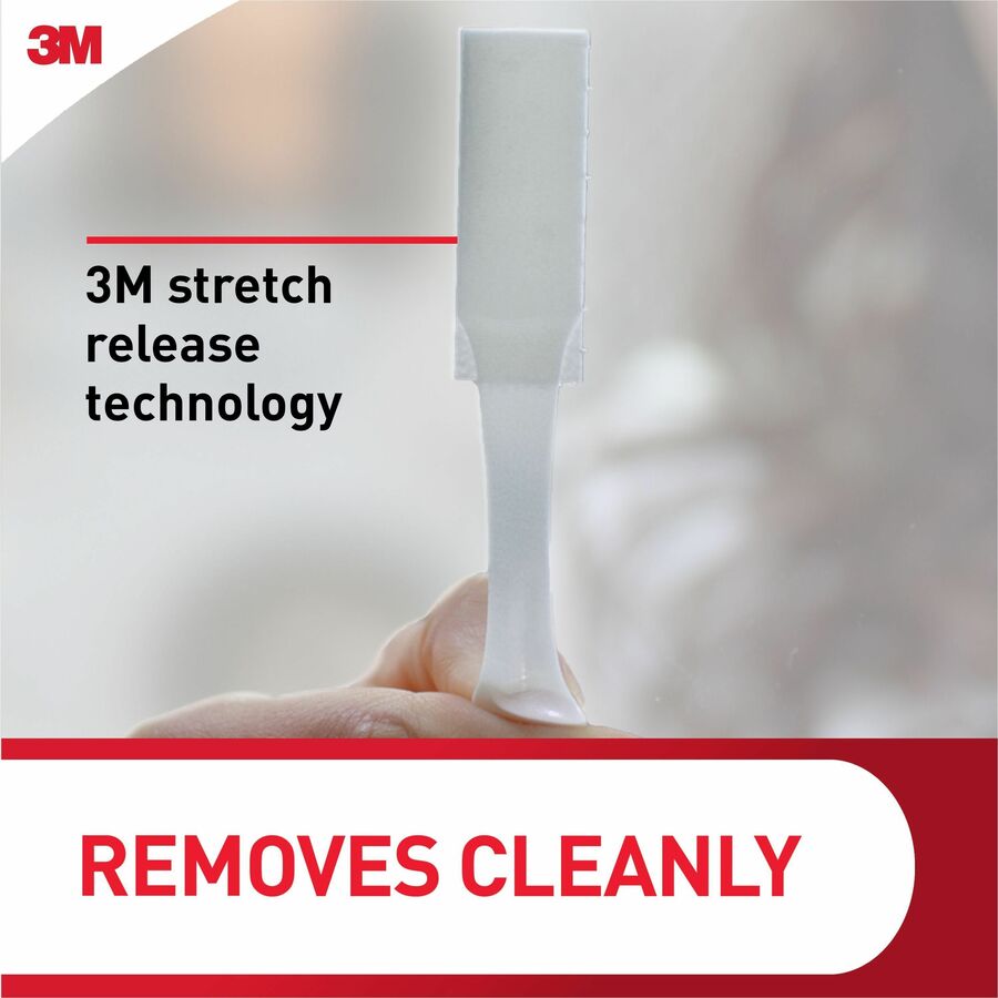Command Sticky Nail Wire-Backed Hanger - 8 lb (3.63 kg) Capacity - for Decoration, Pictures - Metal - Silver - 1 / Pack