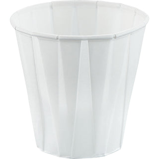 Solo 3.5 oz Treated Paper Souffle Portion Cups - 100 / Pack - 50 / Carton - White - Paper - Medicine - 1
