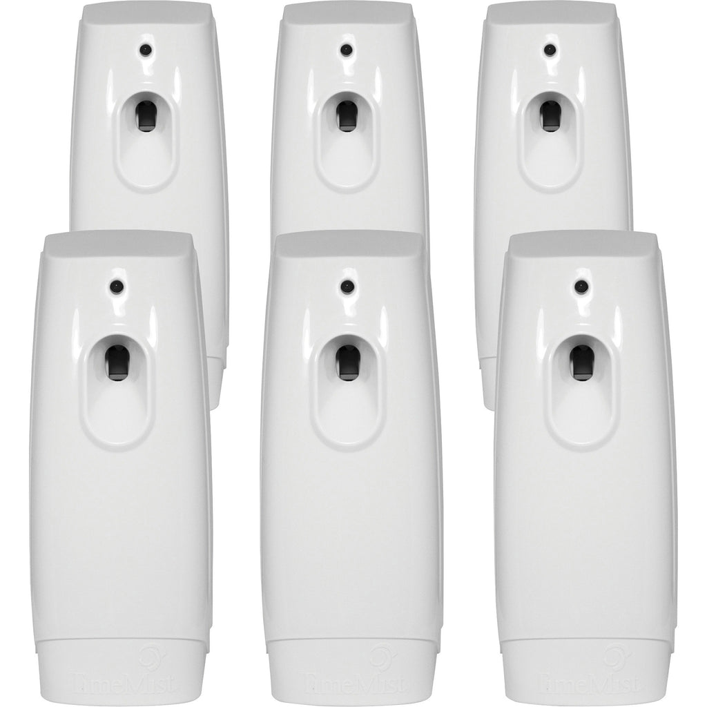 timemist-classic-metered-aerosol-dispenser-025-hour-medium-30-day-refill-life-6000-ft-coverage-2-x-aa-battery-6-carton-white_tms1047717ct - 1