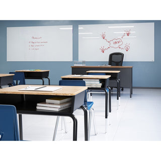 lorell-adjustable-height-student-desks-with-book-box-for-table-topmedium-oak-rectangle-top-adjustable-height-22-to-30-adjustment-x-18-table-top-width-x-24-table-top-depth-30-height-assembly-required-black-plastic-2-carton_llr99893 - 4