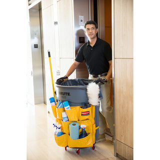 rubbermaid-commercial-brute-utility-container-caddy-bag--12-pockets-205-height-x-20-depth-yellow-nylon-6-carton_rcp264200ywct - 3