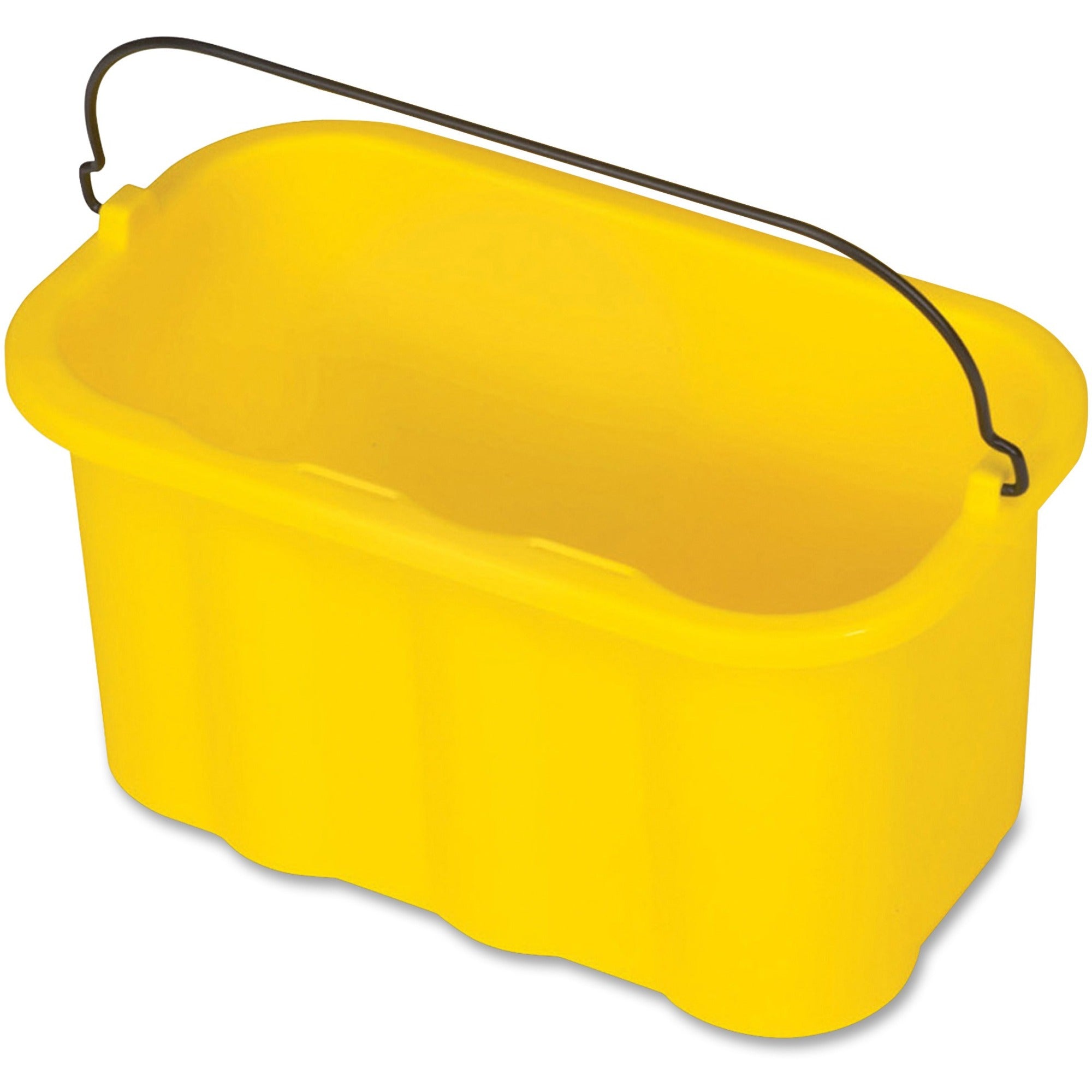 rubbermaid-commercial-10-quart-sanitizing-caddy-250-gal-8-x-14-x-75-yellow-6-carton_rcp9t8200ywct - 1
